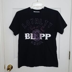 Blac Label Premium Product Graphic Shirt  Loyalty Honor Rule of Pride Black